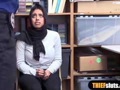 Muslim Chick With A Hijab Gets Banged Hard By A Cop - Ella Knox