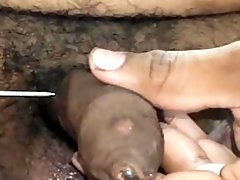 Penis shaft piercing