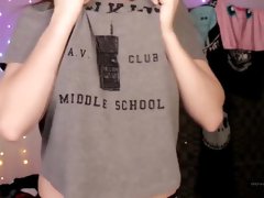 Ginger Asmr T-shirt Collection Nude Try On Haul Video