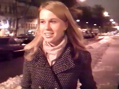Marika in public toilet fuck video showing a slutty bitch