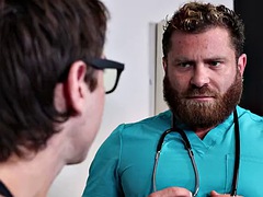 Step-uncle Dr. Riley Mitchell puts his dick in the hunks ass