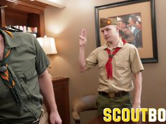 ScoutBoys Noah White gets a reach around during sex
