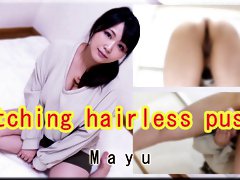 Watching hairless pussy - Fetish Japanese Video