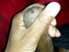 My Desi Cock Masturbation in Bed
