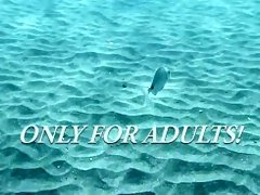 Young sluts swim naked and alone